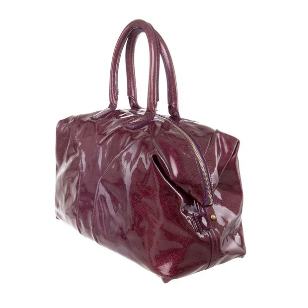 YVES SAINT LAURENT Patent Leather Y Bag