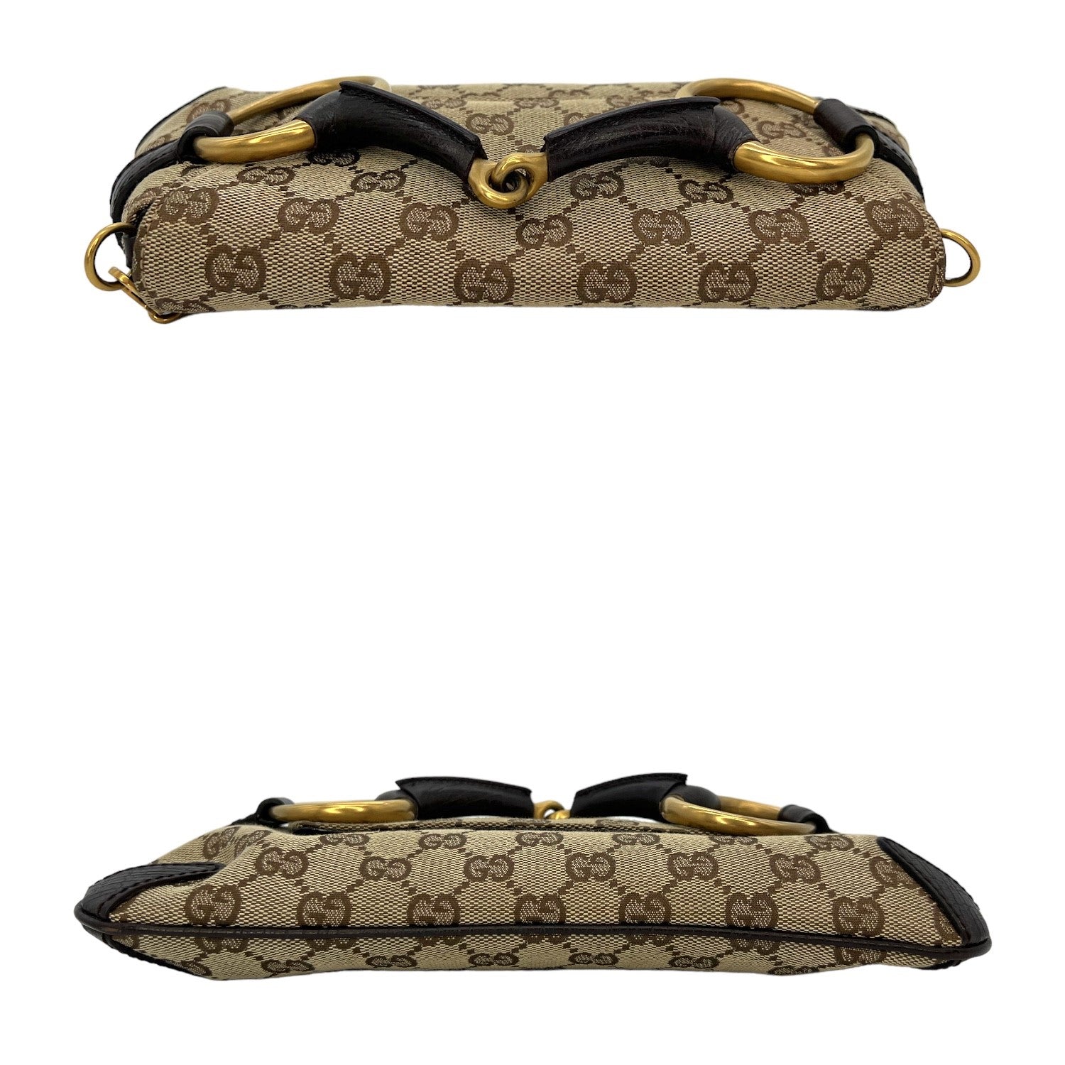 Gucci GG Monogram Horsebit Clutch