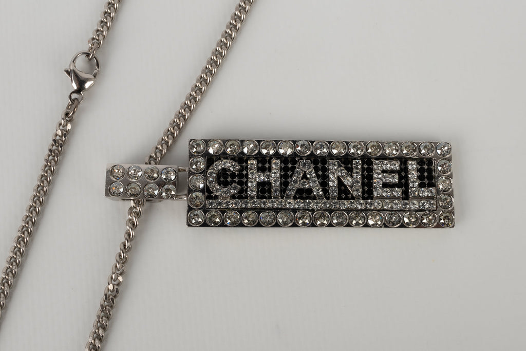 Collier argent�� Chanel Automne 2003