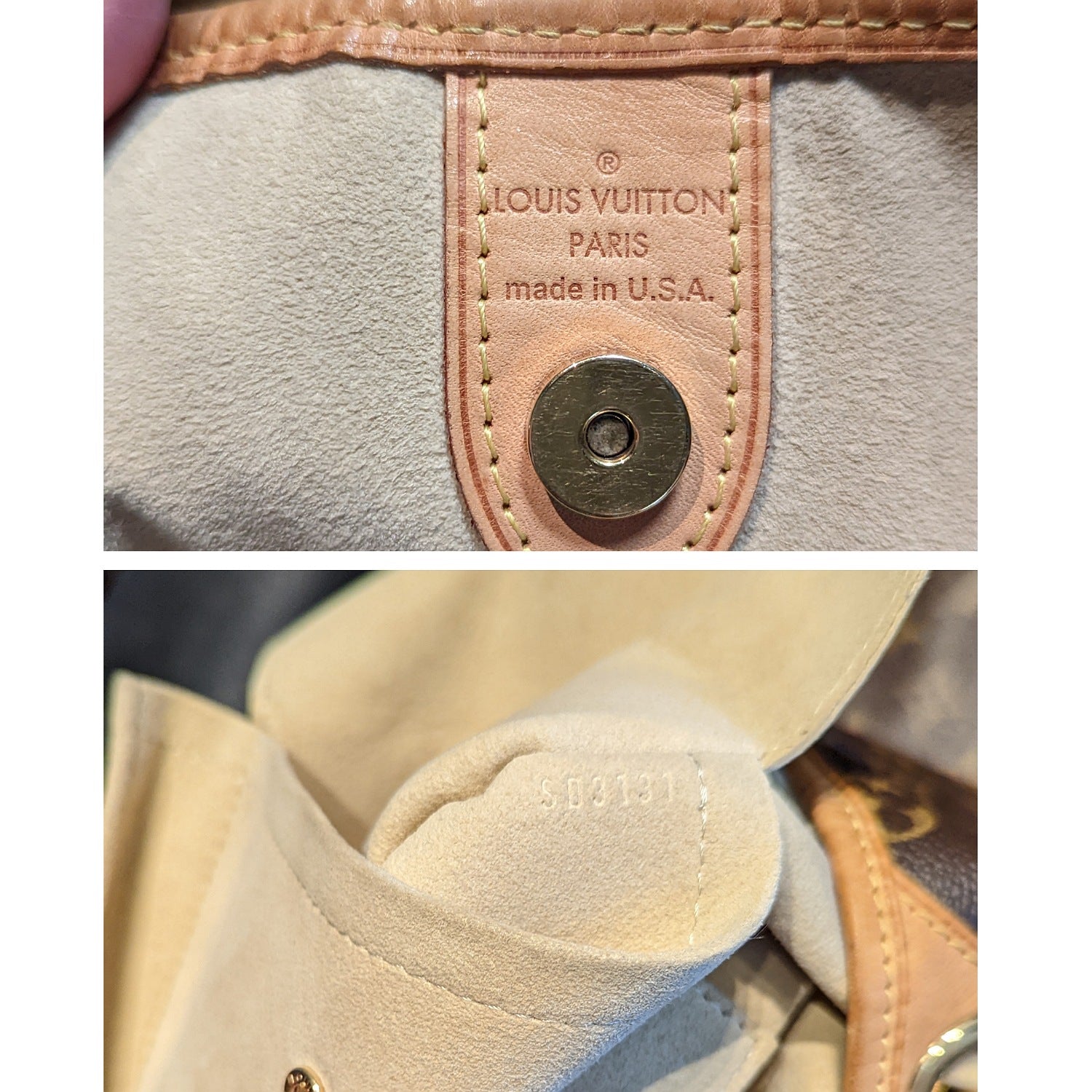 Louis Vuitton Monogram Canvas Galliera Hobo