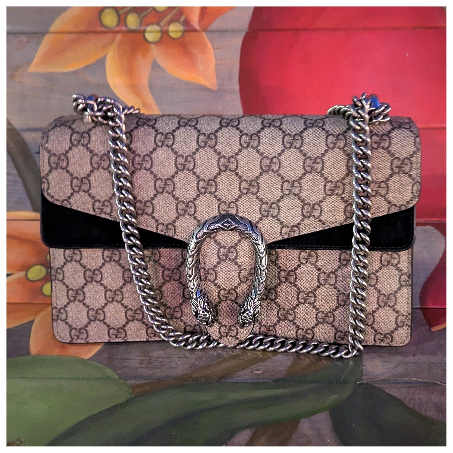 Gucci Dionysus GG Supreme Small Shoulder Bag