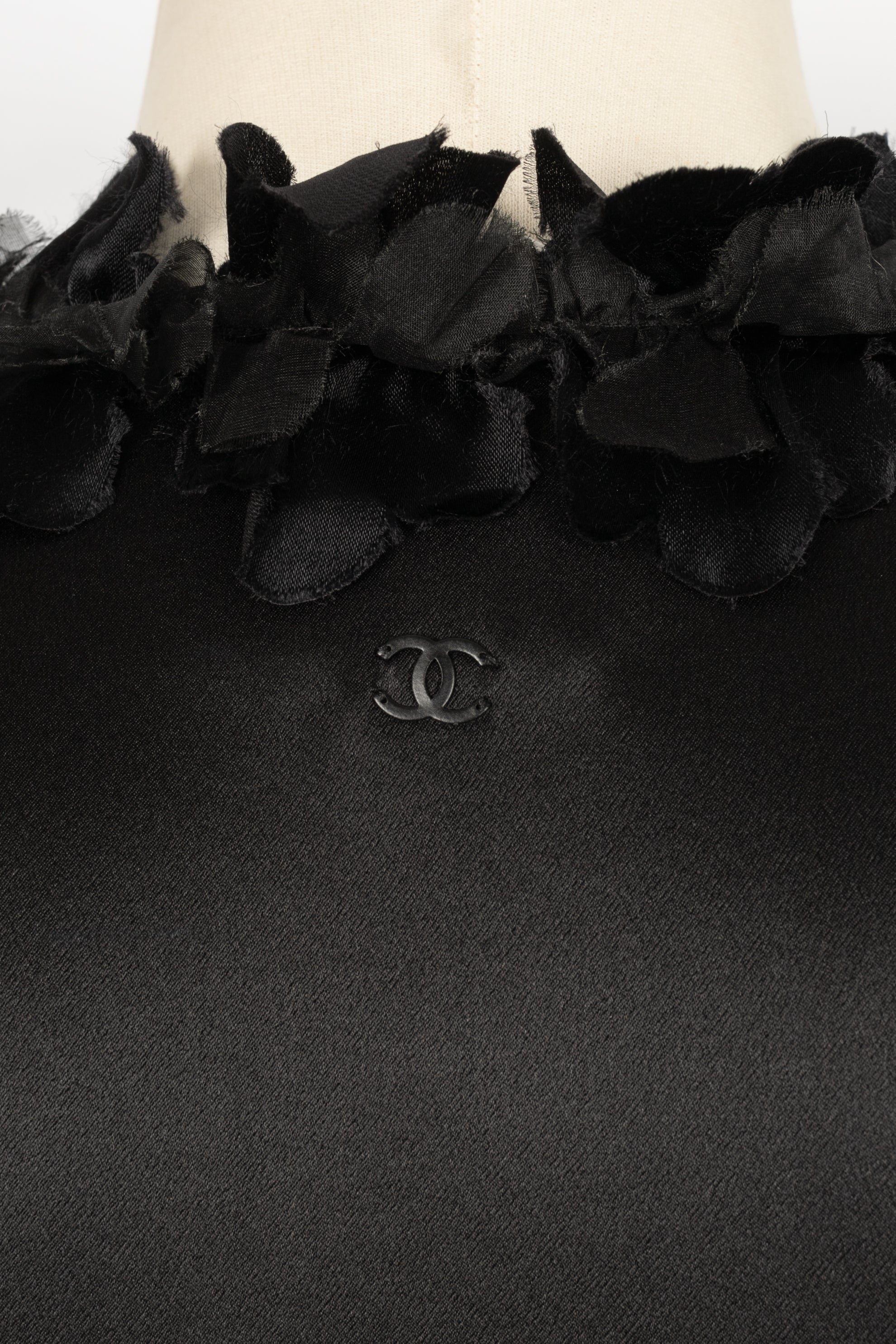 Haut en soie Chanel