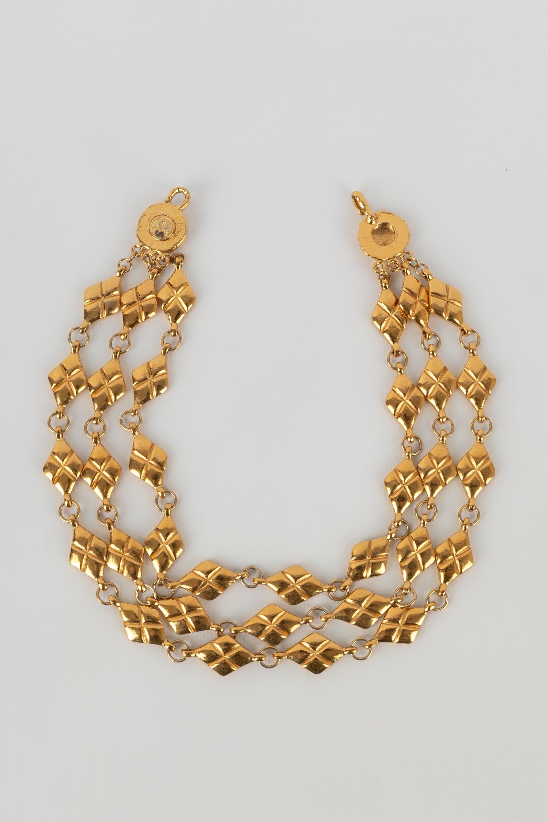 Collier dor�� Chanel 1990s