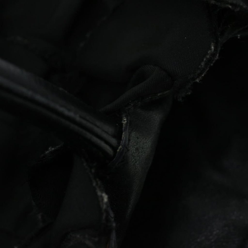 PRADA Hand Bag Nylon Black  ac1238