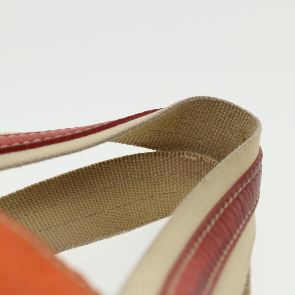PRADA Hand Bag Nylon Orange  ac1296