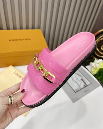 louis vuitton Sunset Flat Comfort Mule Pink For Women 1A9RAW