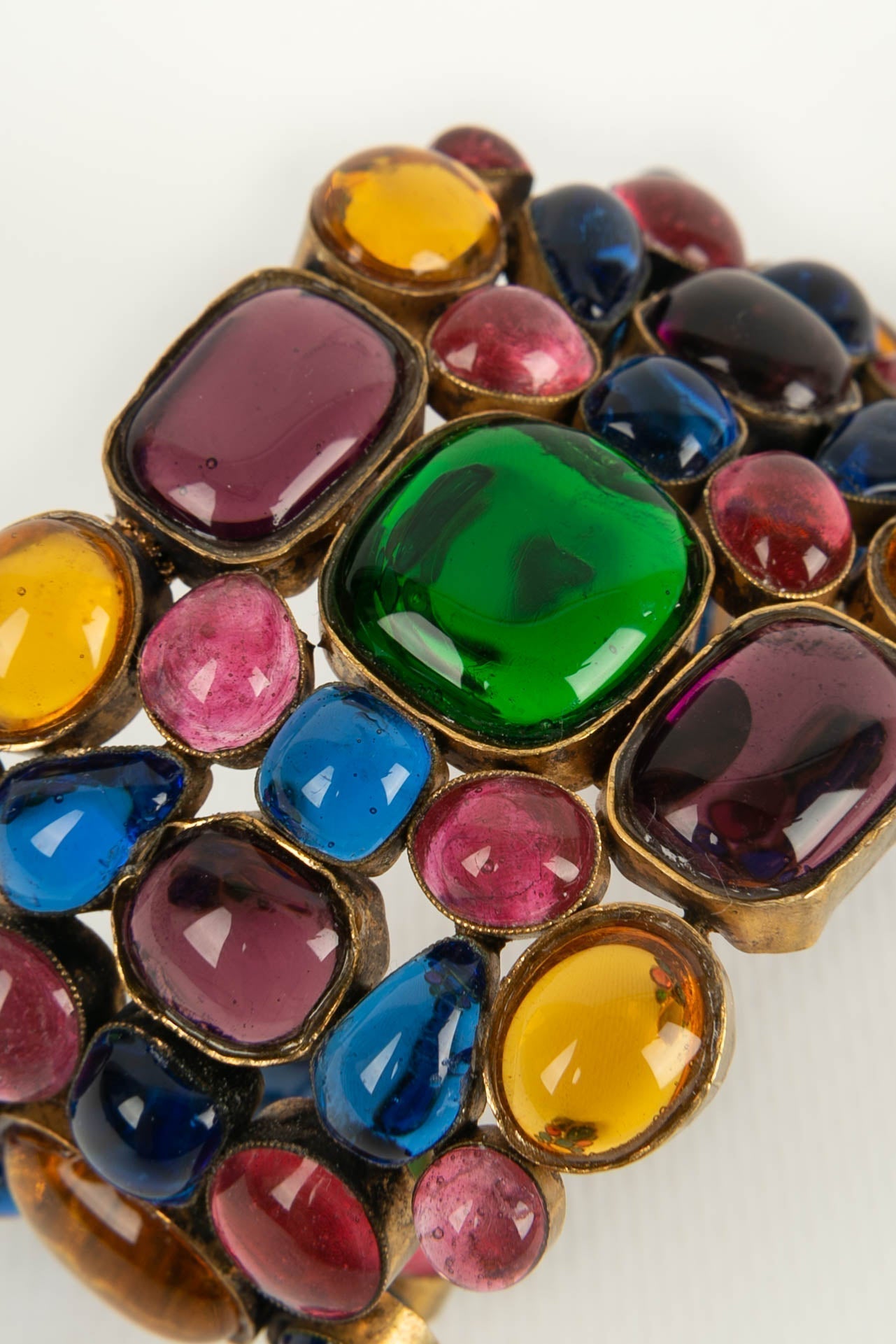 Bracelet en pâte de verre Chanel