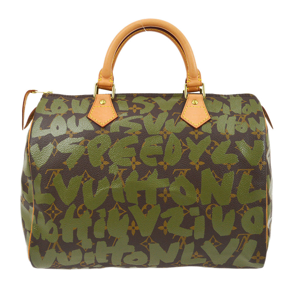 LOUIS VUITTON SPEEDY 30 GRAFFITI KHAKI