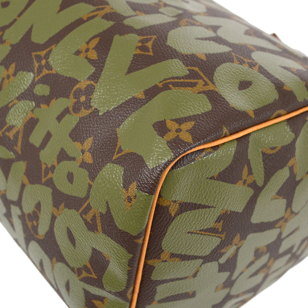 LOUIS VUITTON SPEEDY 30 GRAFFITI KHAKI