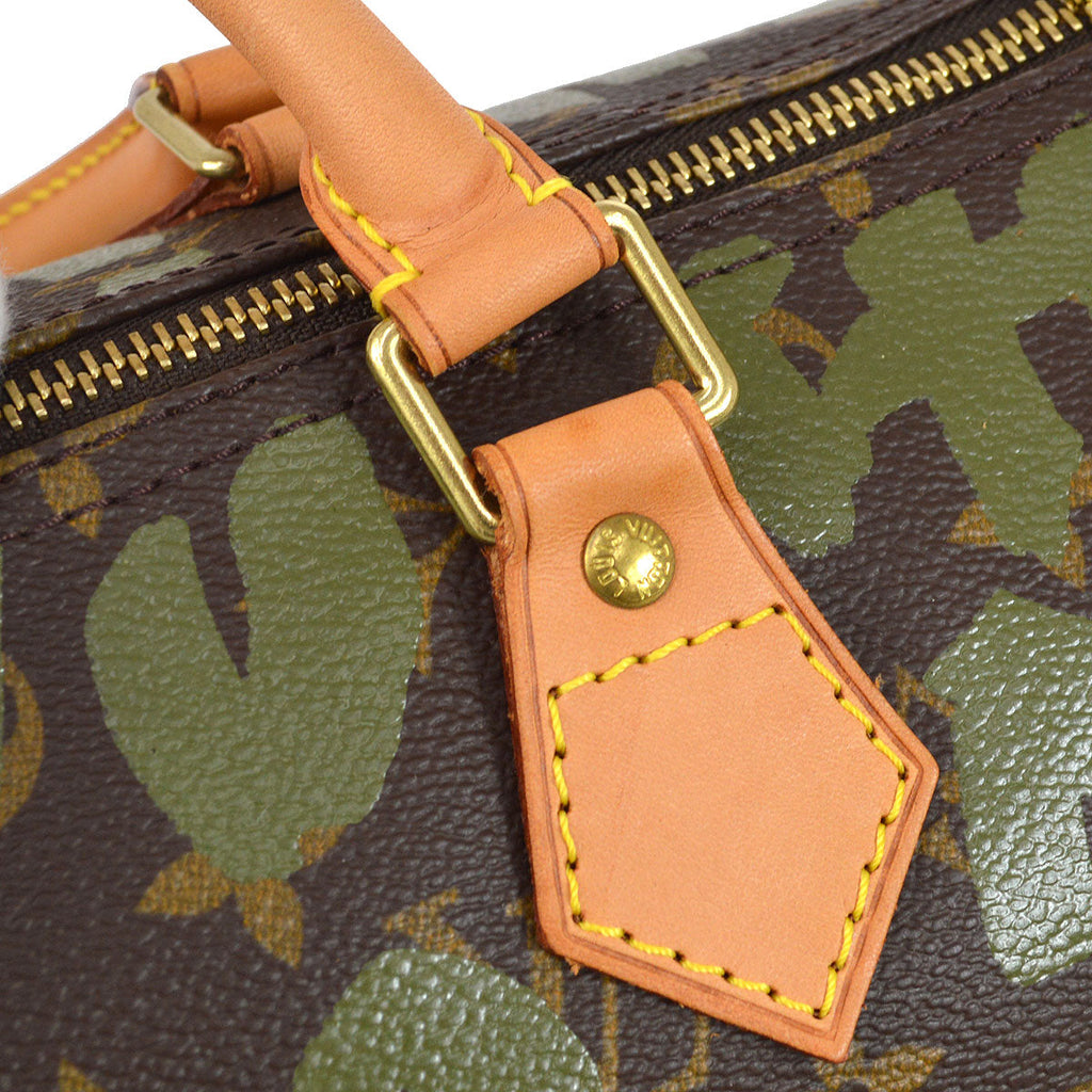 LOUIS VUITTON SPEEDY 30 GRAFFITI KHAKI