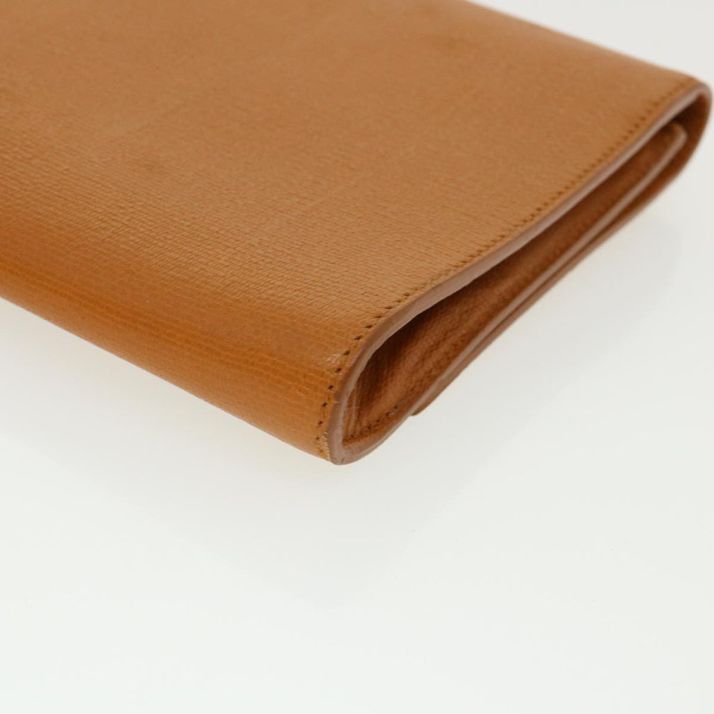SAINT LAURENT Y line Clutch Bag Brown Auth am3200