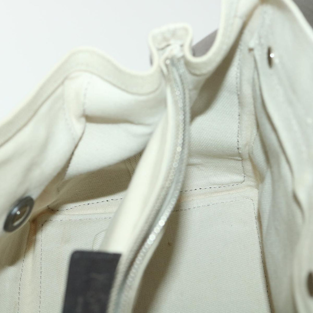 SAINT LAURENT Muse Toe Hand Bag Leather Beige Auth am3911