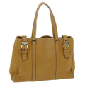 PRADA Shoulder Bag Leather Brown  am3914