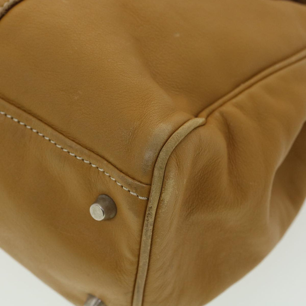 PRADA Shoulder Bag Leather Brown  am3914