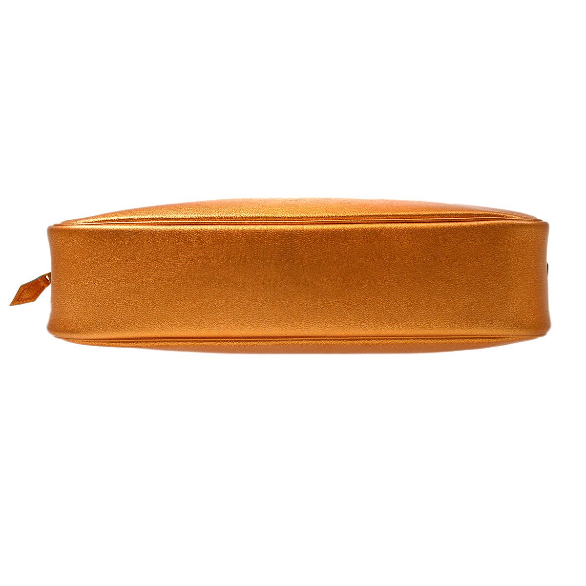 HERMES PLUME ELAN 28 Metallic Orange Chevre Coromandel