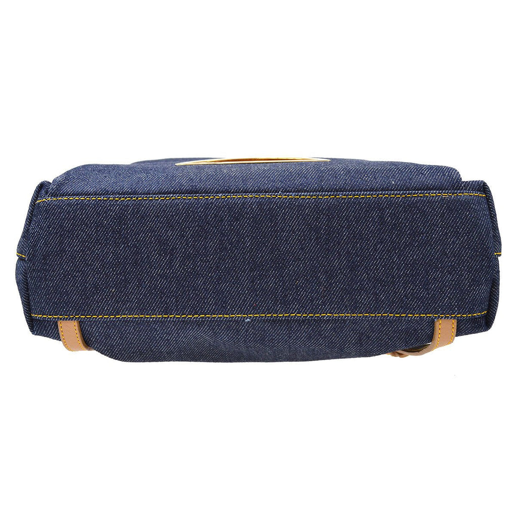 Christian Dior 2000 Maris Pearl Backpack Indigo Denim