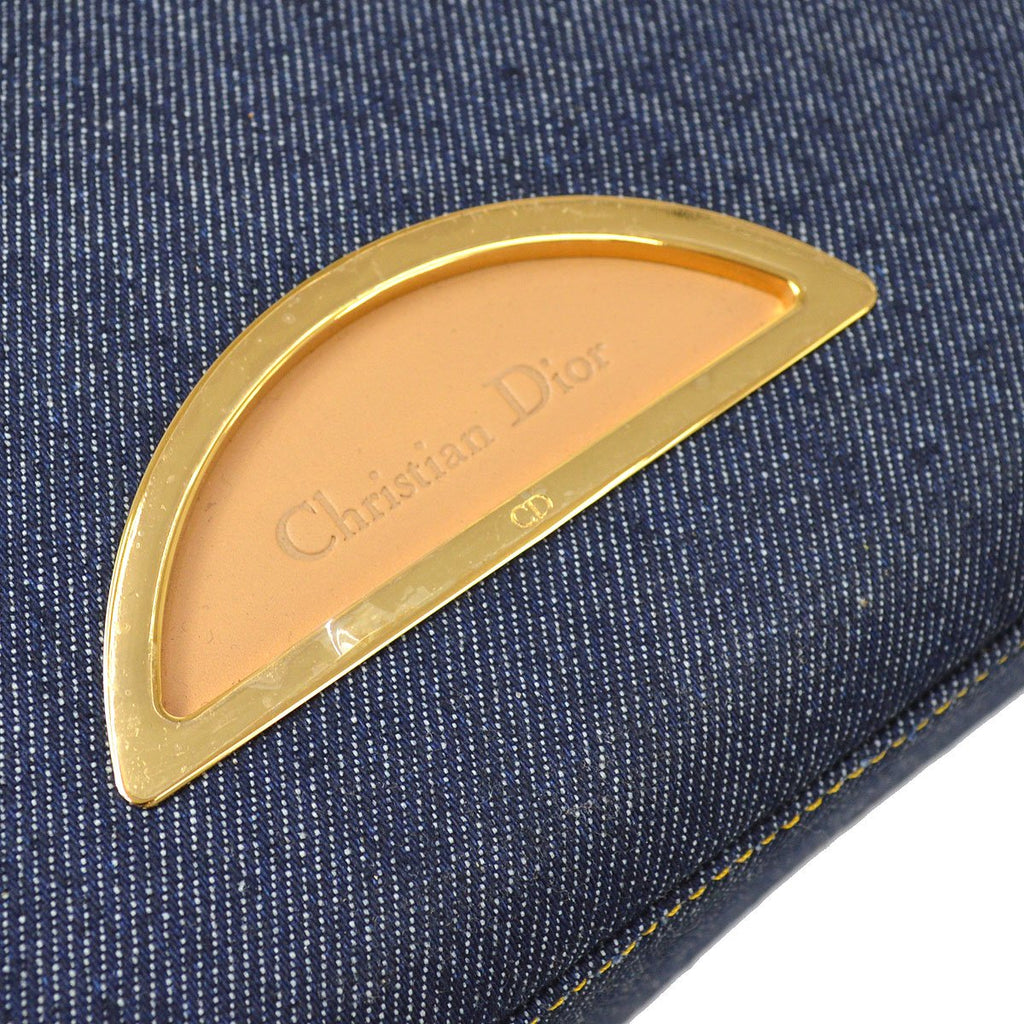 Christian Dior 2000 Maris Pearl Backpack Indigo Denim