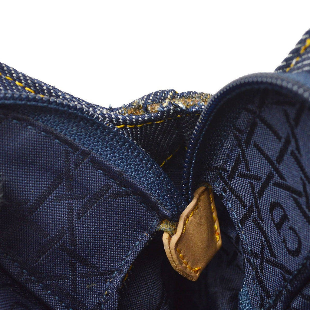 Christian Dior 2000 Maris Pearl Backpack Indigo Denim