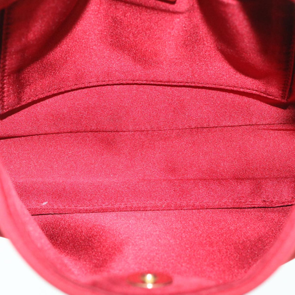 PRADA Accessory Pouch Nylon Red  ar6677