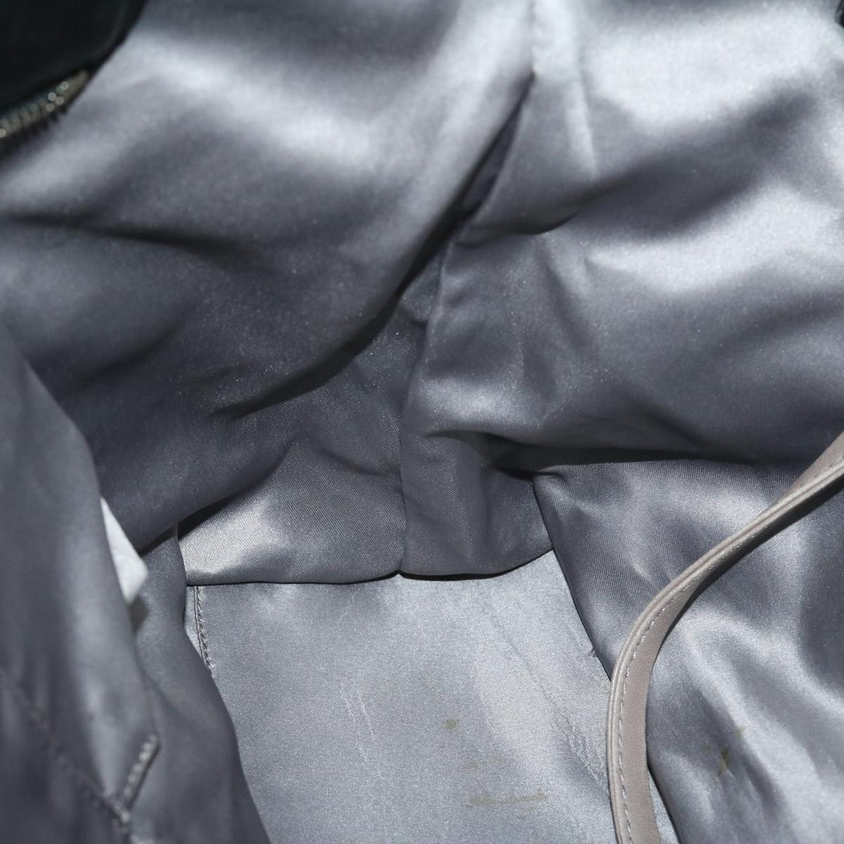 CHANEL Chain Matelasse Tote Bag Lamb Skin Black CC Auth ar7246A