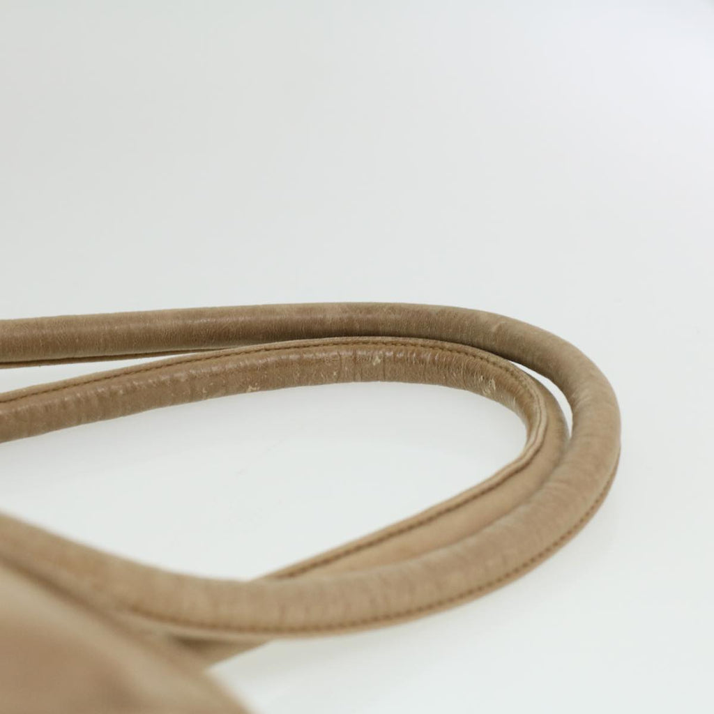 PRADA Tote Bag Lamb Skin Beige  ar8449