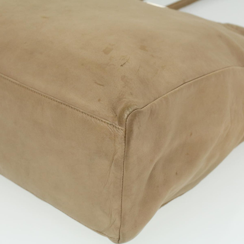 PRADA Tote Bag Lamb Skin Beige  ar8449