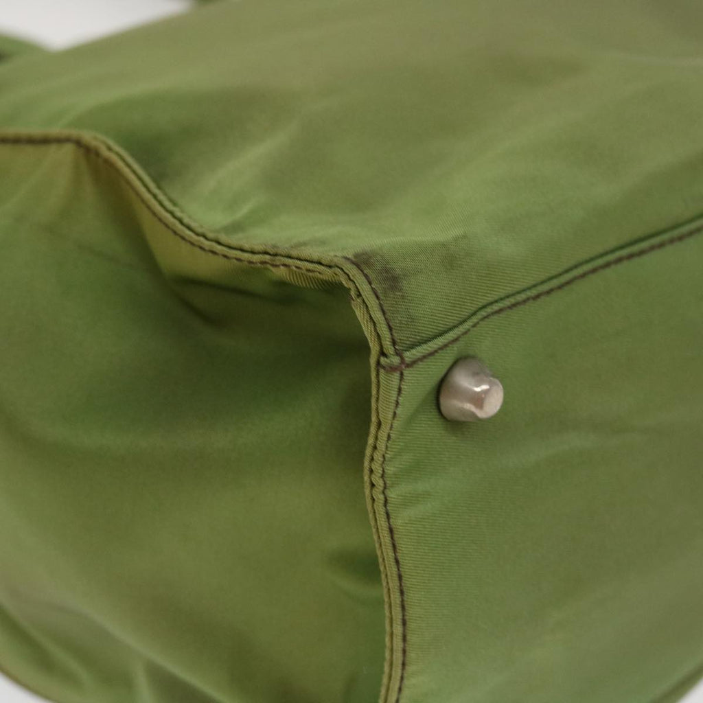 PRADA Hand Bag Nylon Khaki  ar8992