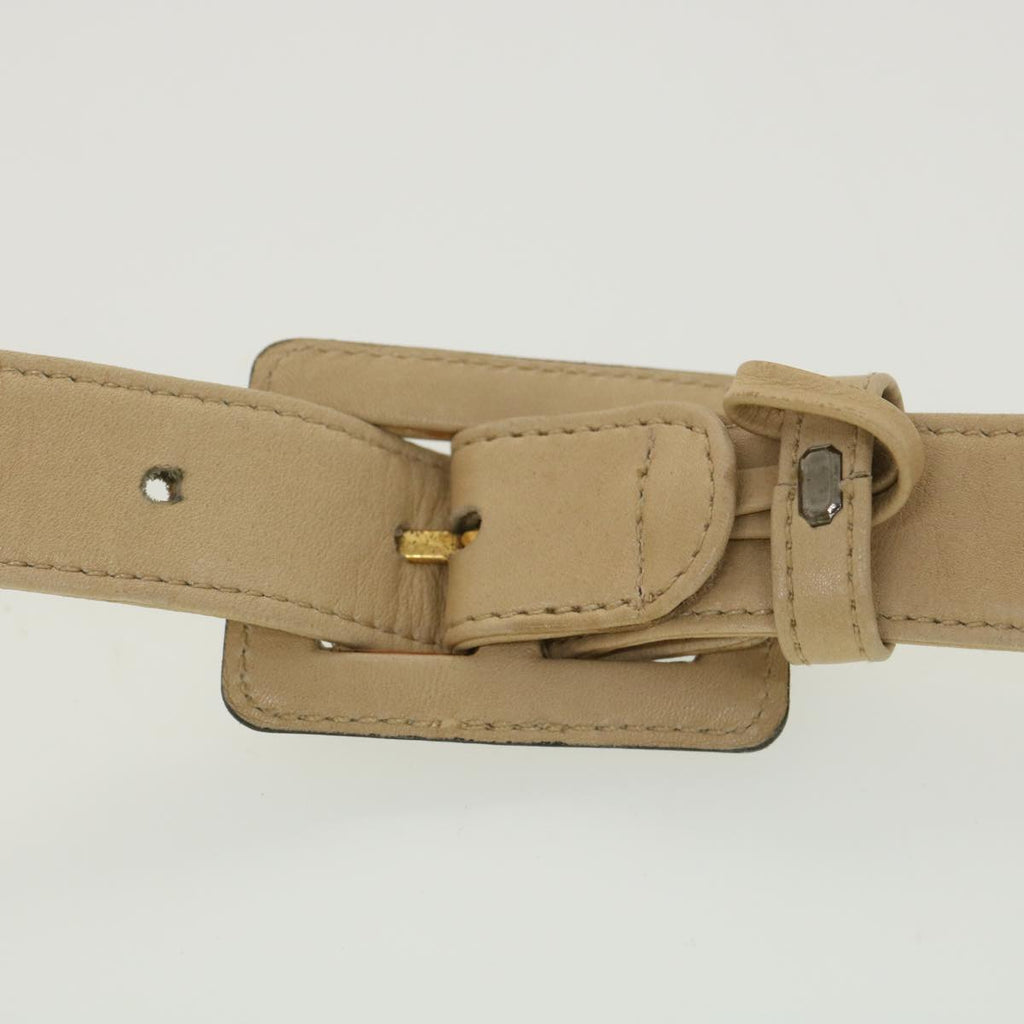 CHANEL Shoulder Bag Lamb Skin Beige CC  ar9074