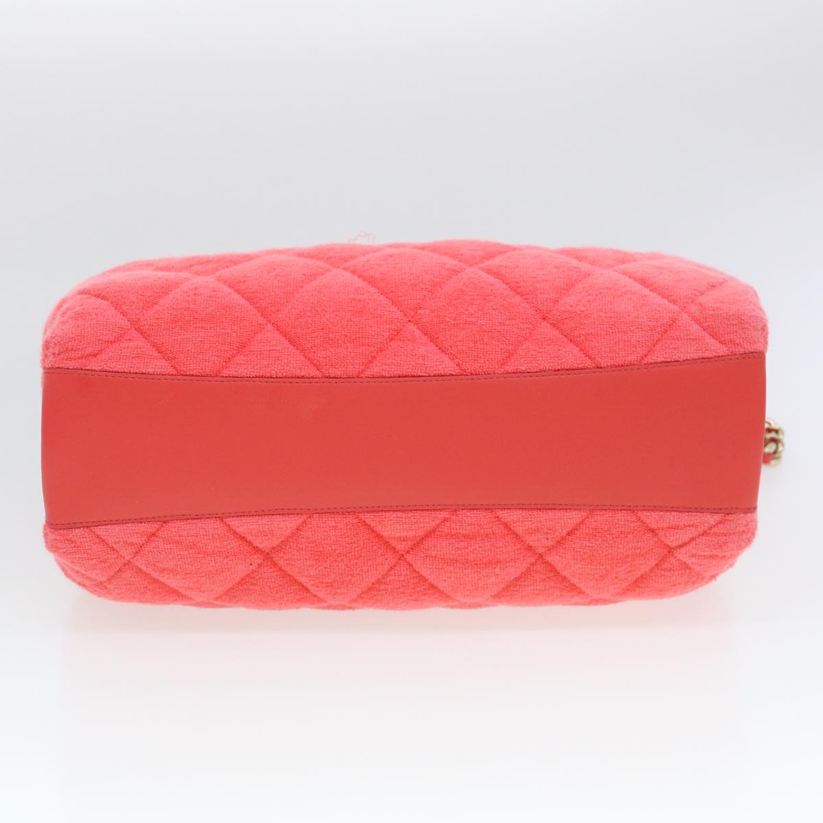 CHANEL Chain Hand Bag Pile 2way Pink CC  ar9158A