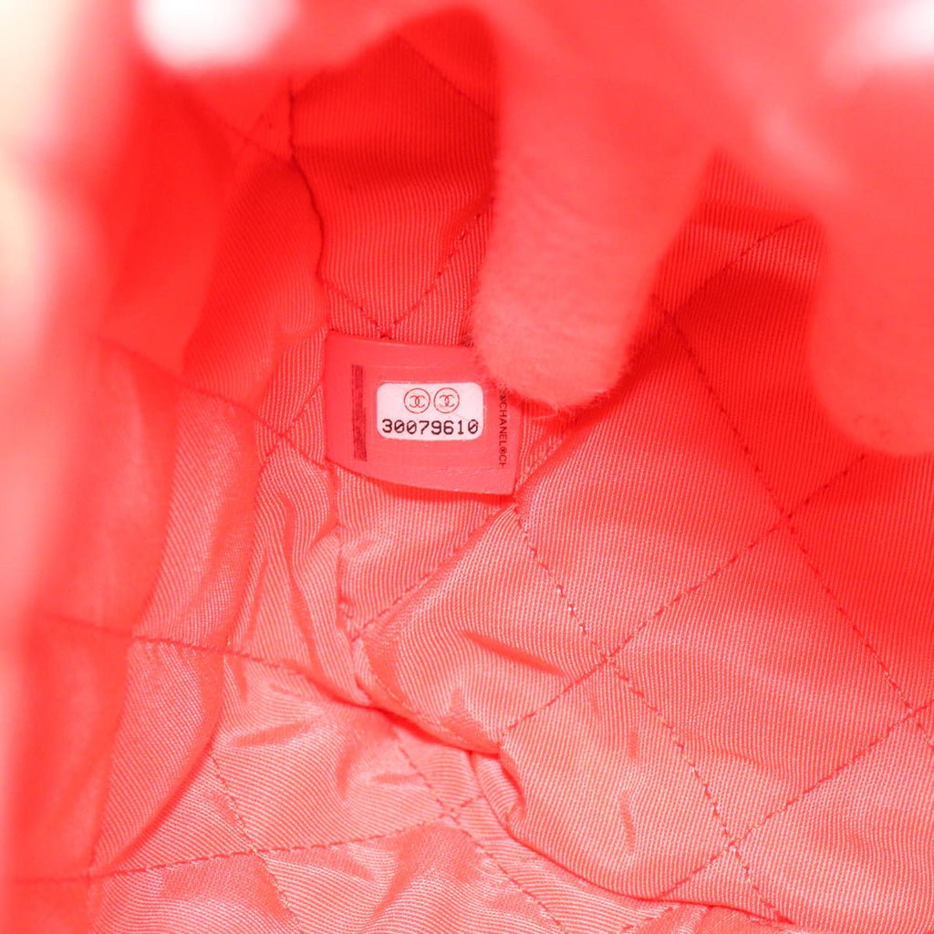 CHANEL Chain Hand Bag Pile 2way Pink CC  ar9158A