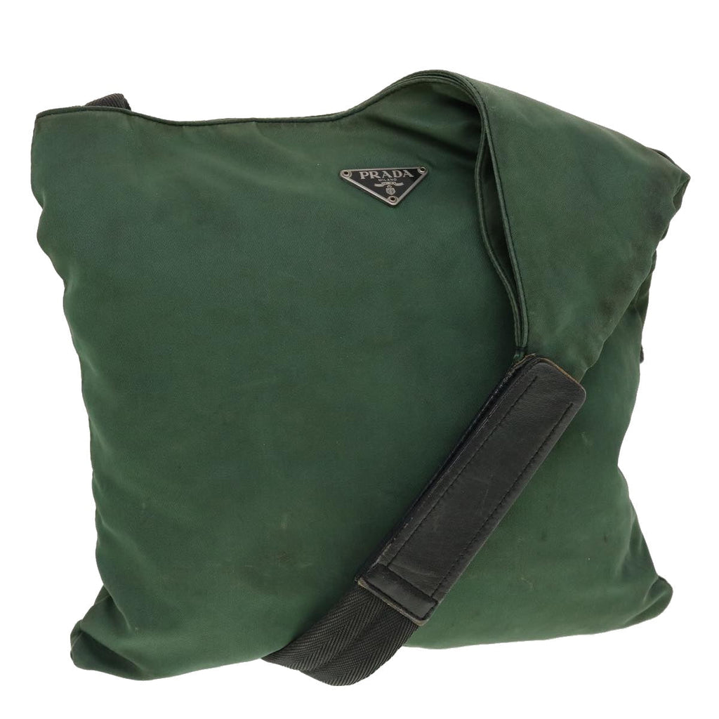 PRADA Shoulder Bag Nylon Khaki  ar9593
