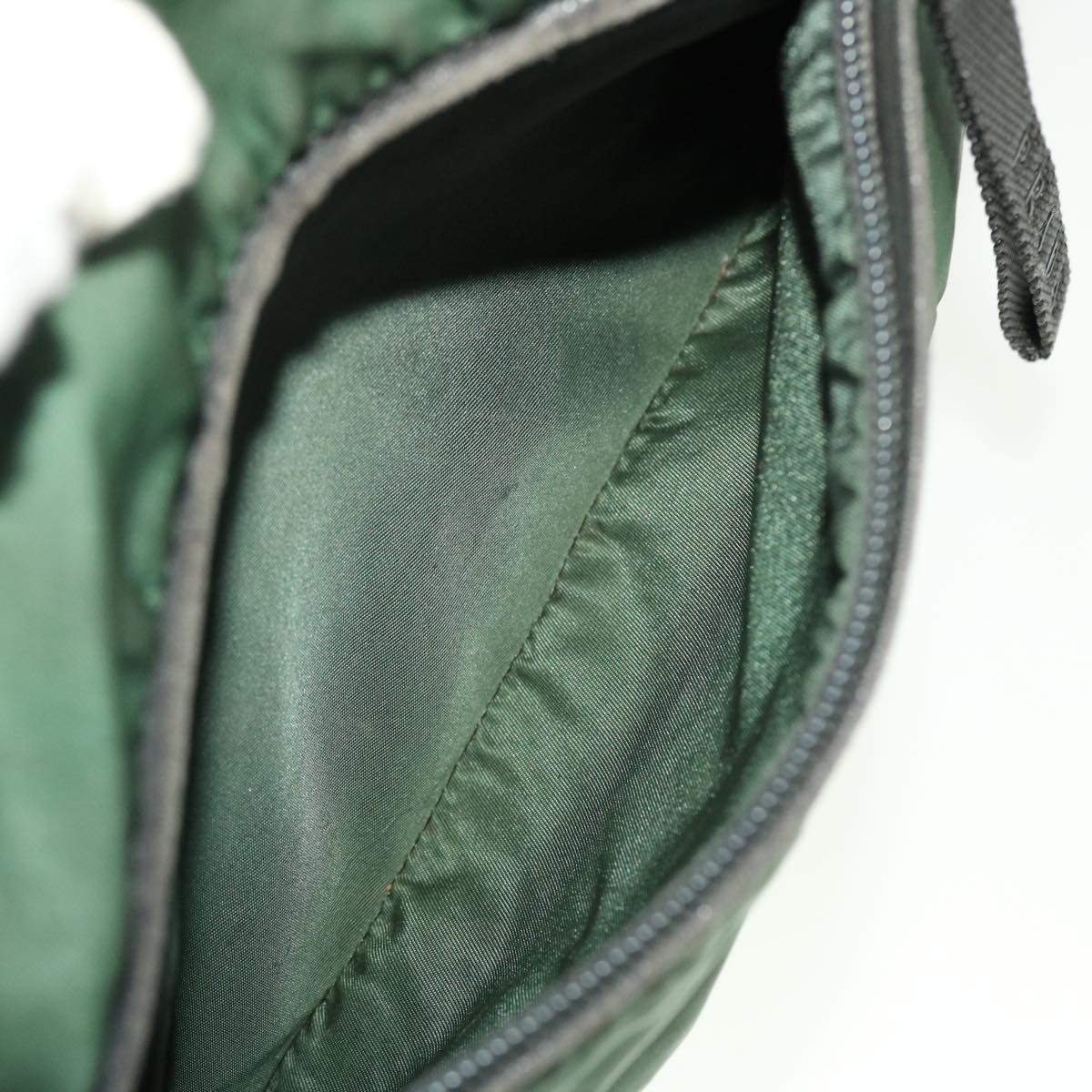 PRADA Shoulder Bag Nylon Khaki  ar9593