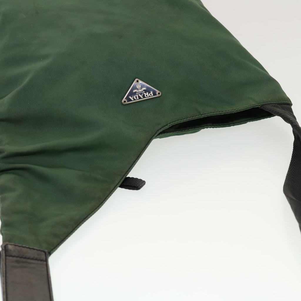 PRADA Shoulder Bag Nylon Khaki  ar9593