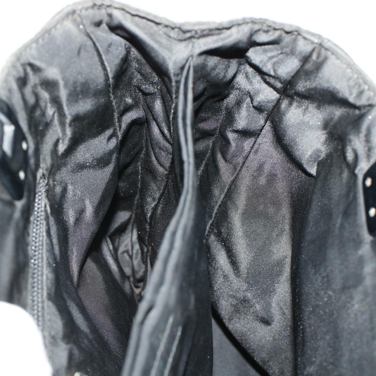 PRADA Hand Bag Nylon Black  ar9707B