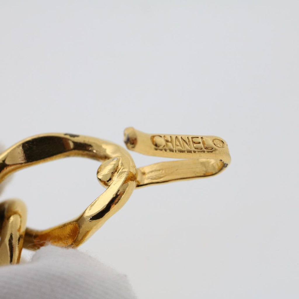 CHANEL Belt metal 33.5" Gold Tone CC Auth ar9885B