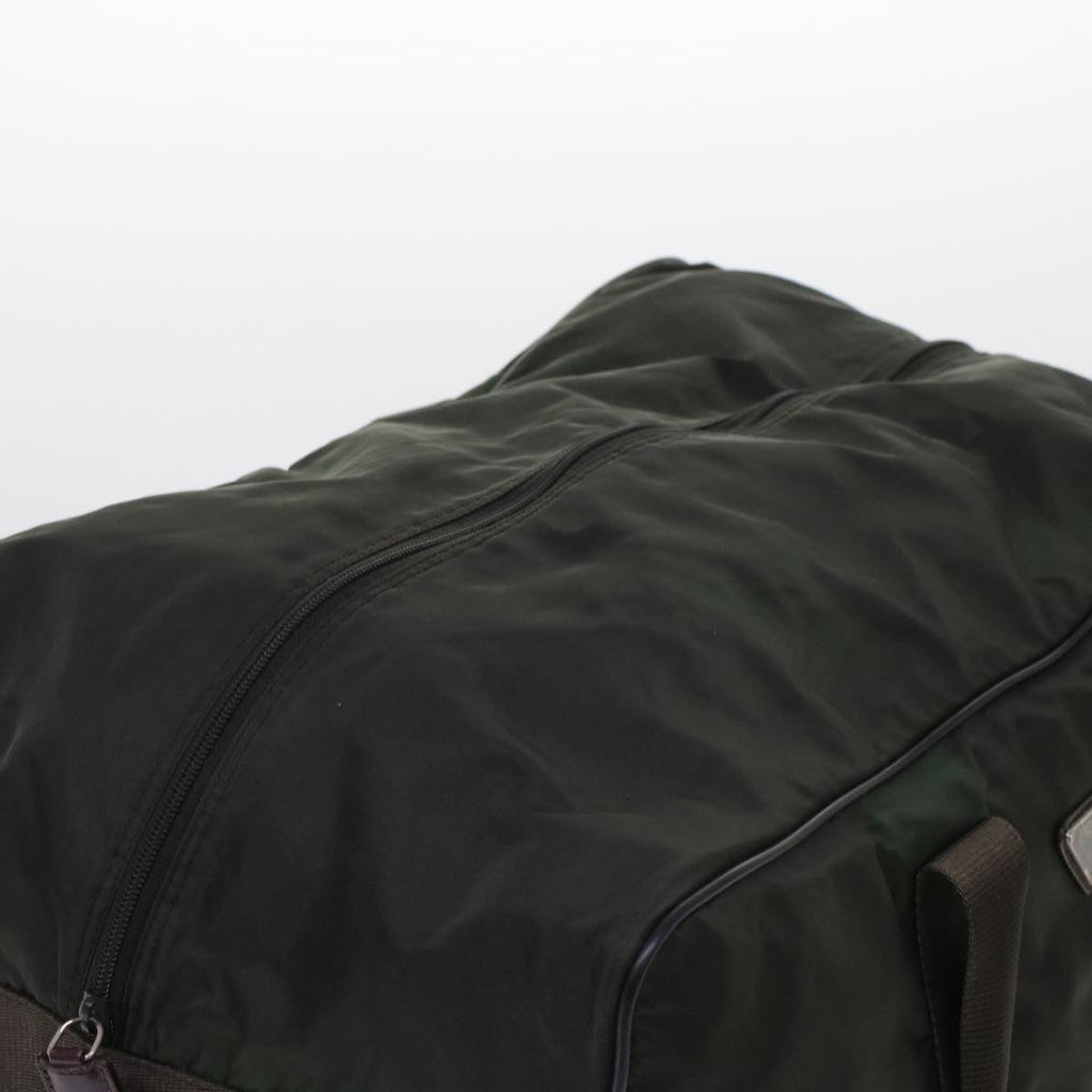 PRADA Boston Bag Nylon Green  ar9930