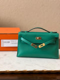 Hermes Kelly Pochette Vert Vertigo Swift Gold Hardware- Payment 2