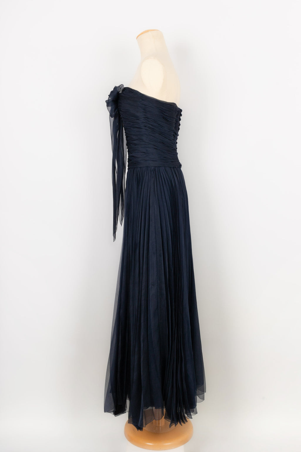 Robe bustier bleue Chanel