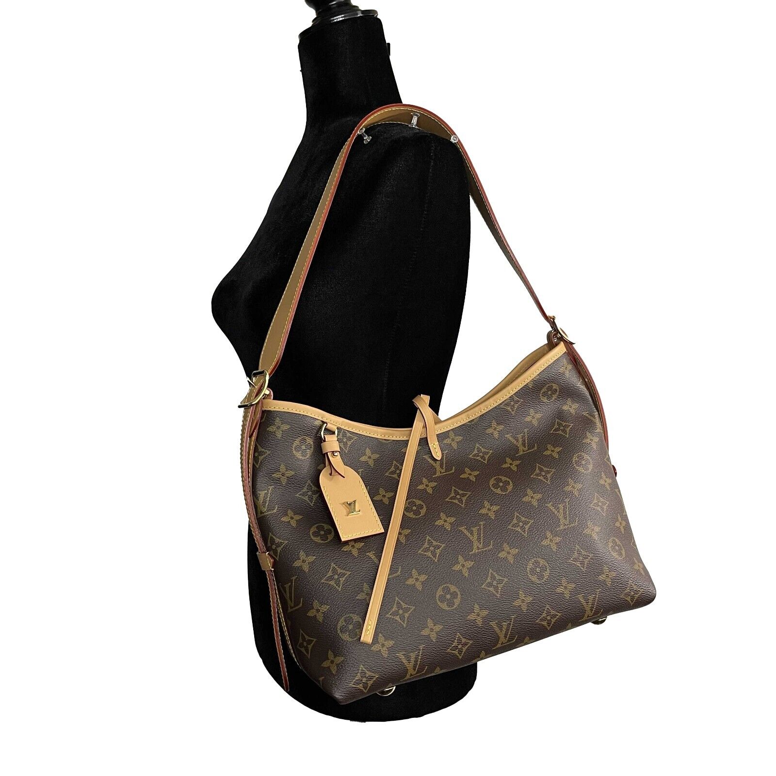 LOUIS VUITTON CarryAll Hobo Monogram Canvas PM Handbag