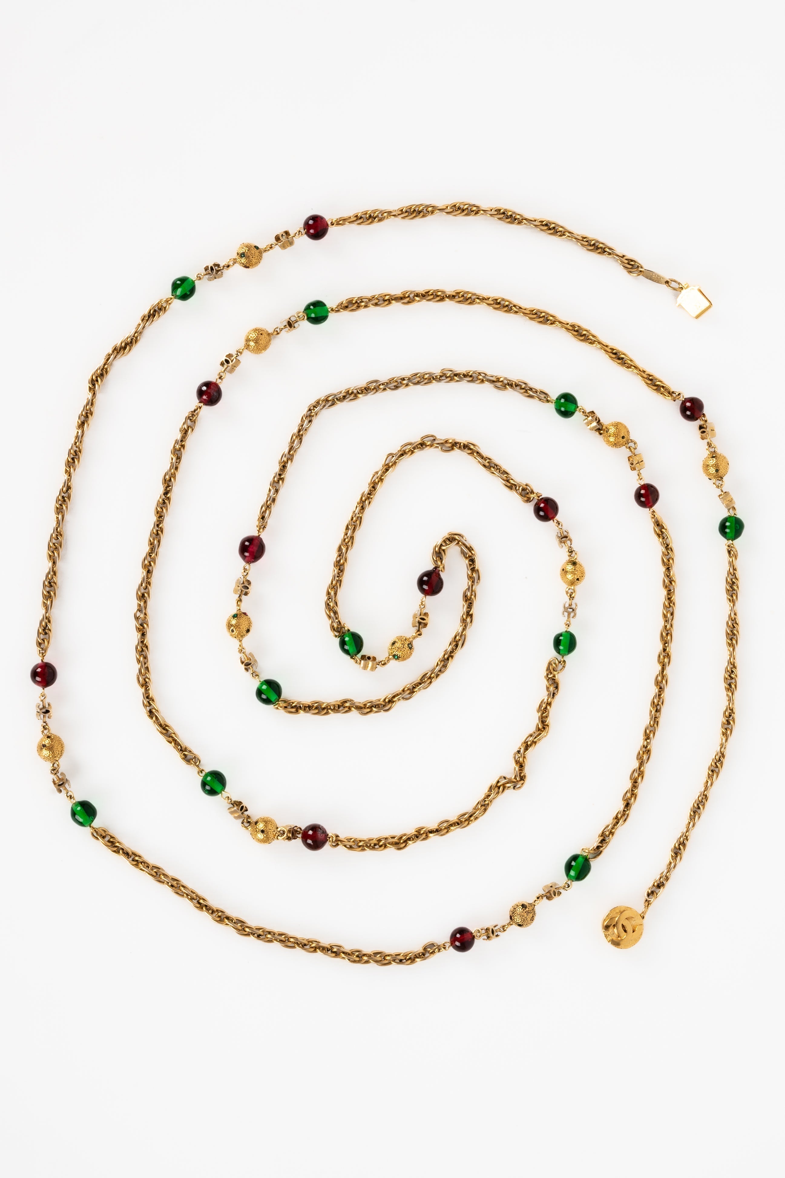 Collier / Sautoir Chanel 1982