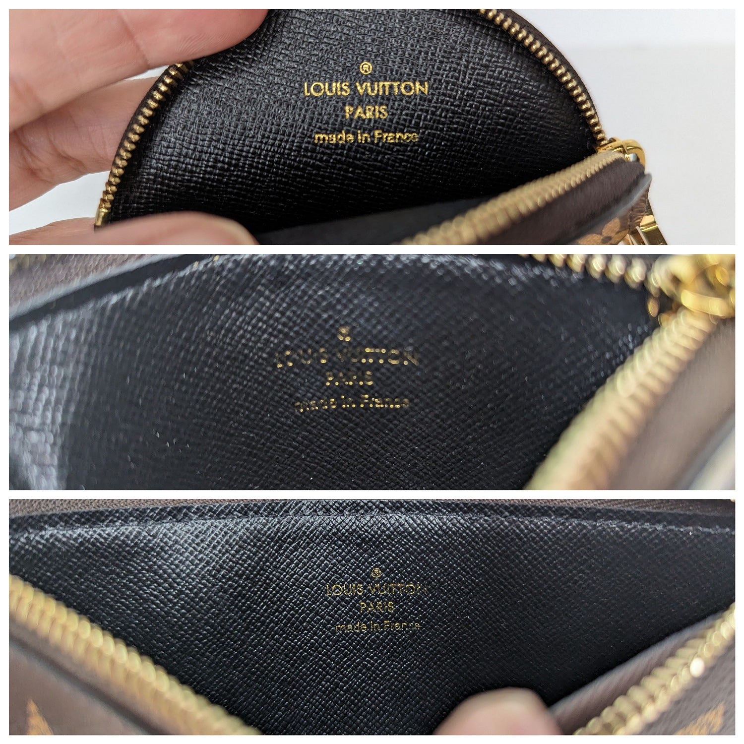 Louis Vuitton Monogram Canvas Trio Pouches