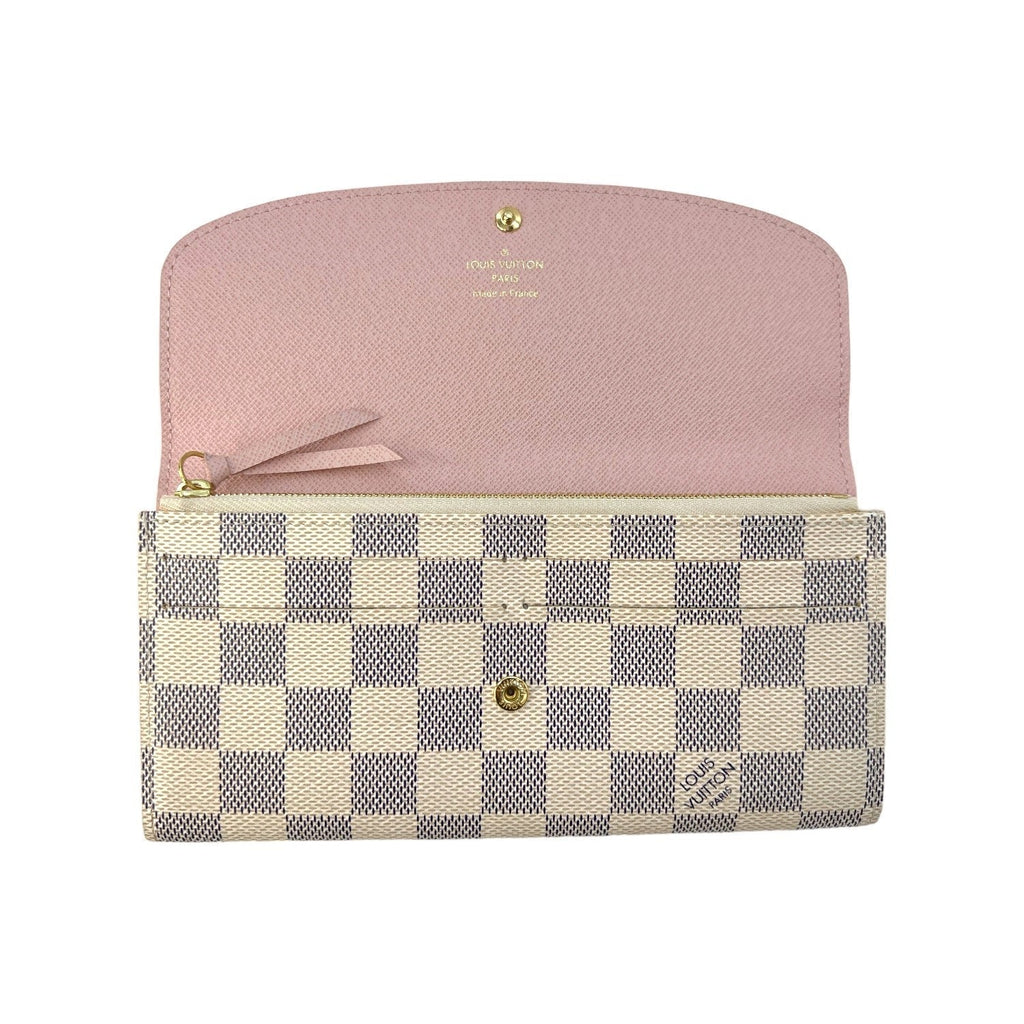 Louis Vuitton Damier Azur Emilie Wallet