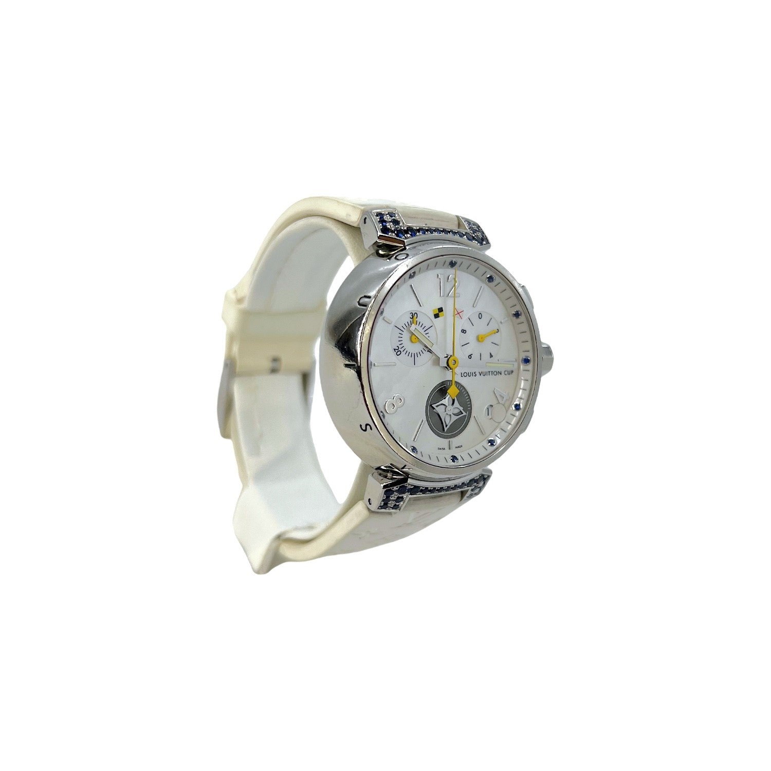 LOUIS VUITTON Sapphire Tambour Lovely Cup 38mm Watch