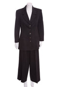 Chanel Boutique 1997 Fall/Winter Grey 2 PC Suit SZ 44