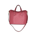 Gucci Pink Signature Guccissima Leather Top Handle Bag