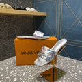 louis vuitton Women's Revival Flat Mule Sliver For Women 1AAOVA