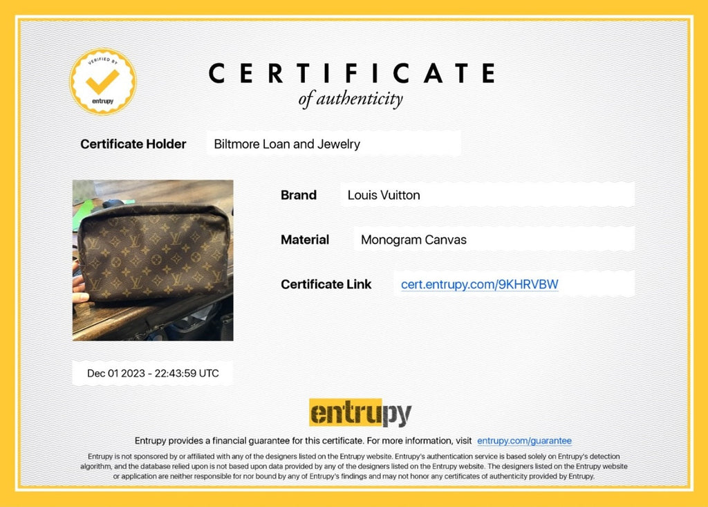 Louis Vuitton 1988 Monogram Trousse Toiletry Cosmetic Case