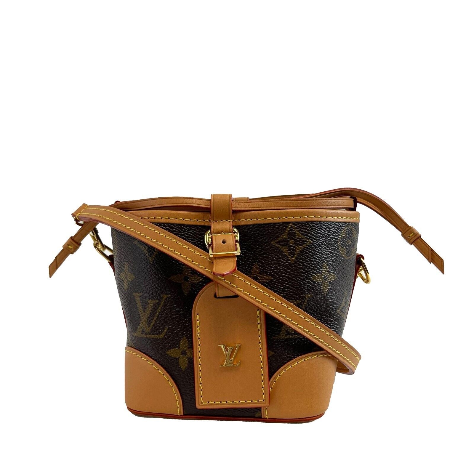 LOUIS VUITTON Noe Nano Purse Monogram Canvas Bucket Bag 2021
