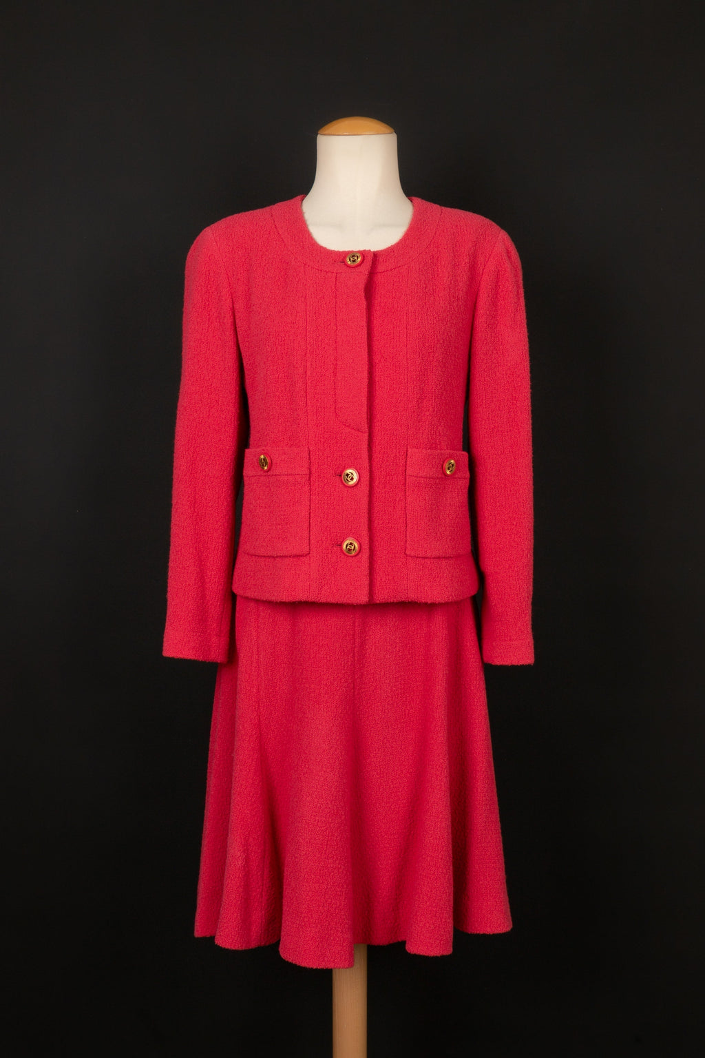 Ensemble tailleur rose Chanel