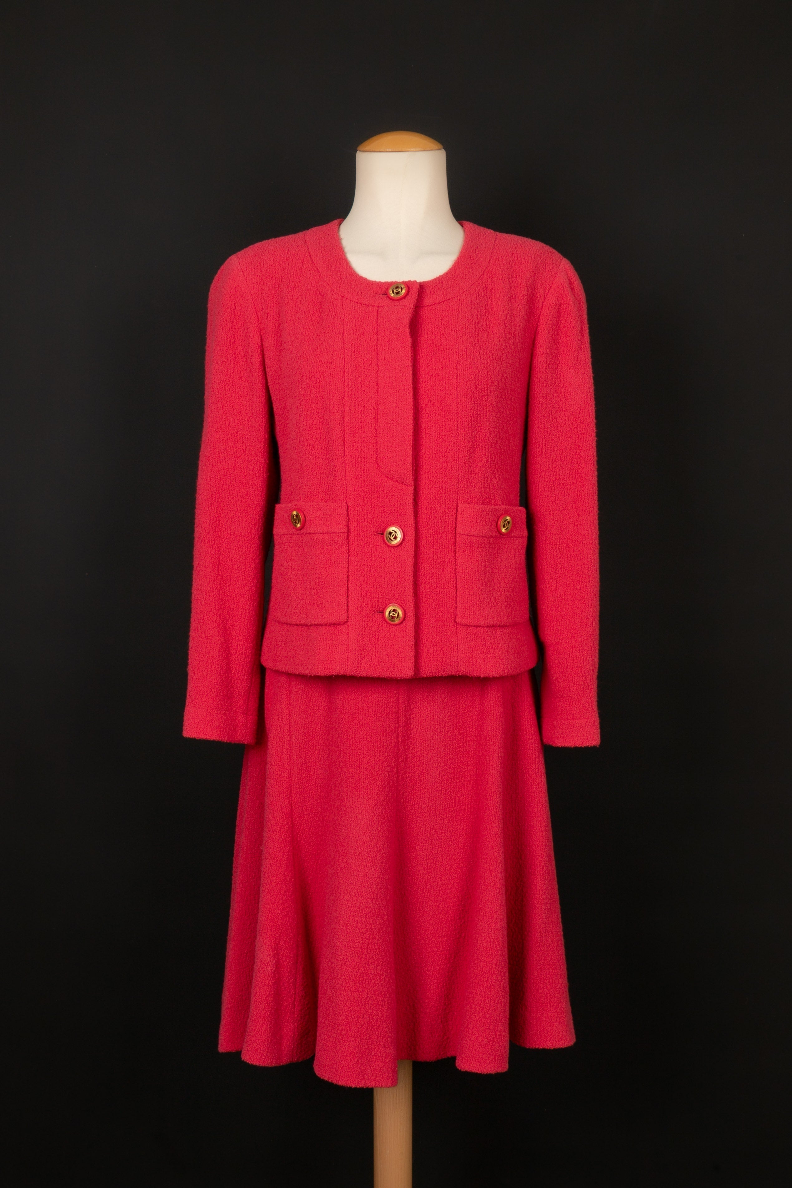 Ensemble tailleur rose Chanel